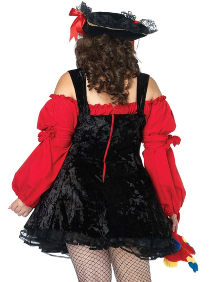Plus Pirate Vixen Wench Costume - Adult