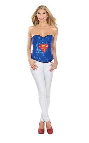 Supergirl sequin corset