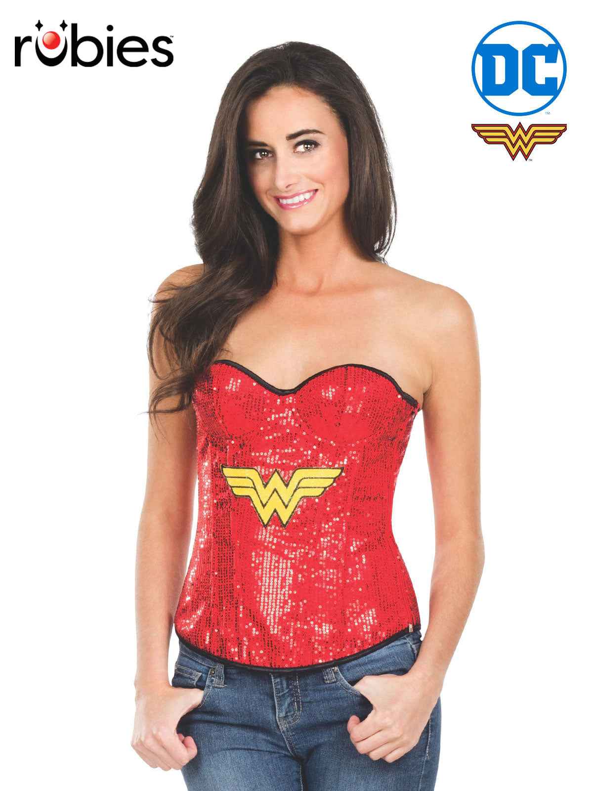 Wonder Woman sequin corset