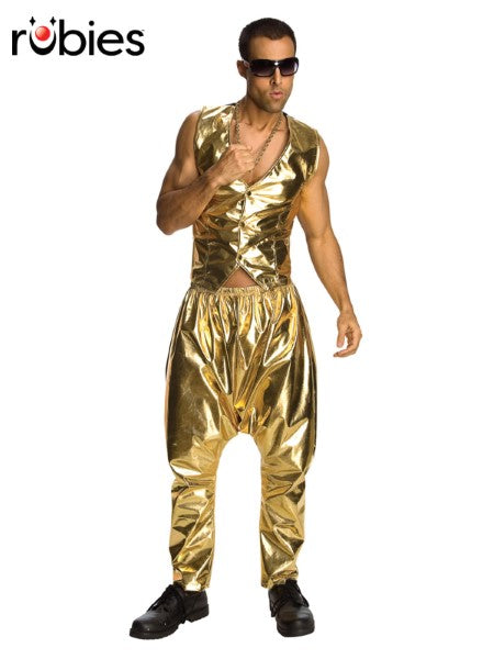 RAPPER GOLD PANTS, ADULT