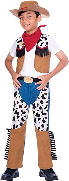 Cowboy woody inspired kids costume