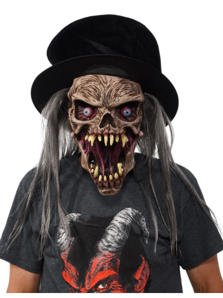 Hell-Oh, Skull Clown Monster Latex Face Mask ** LAST ONE EVER*
