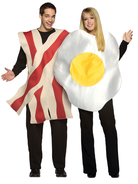Bacon & Eggs Couples Costume