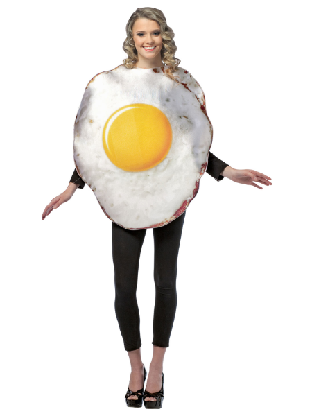 Fried Egg costume - Adult