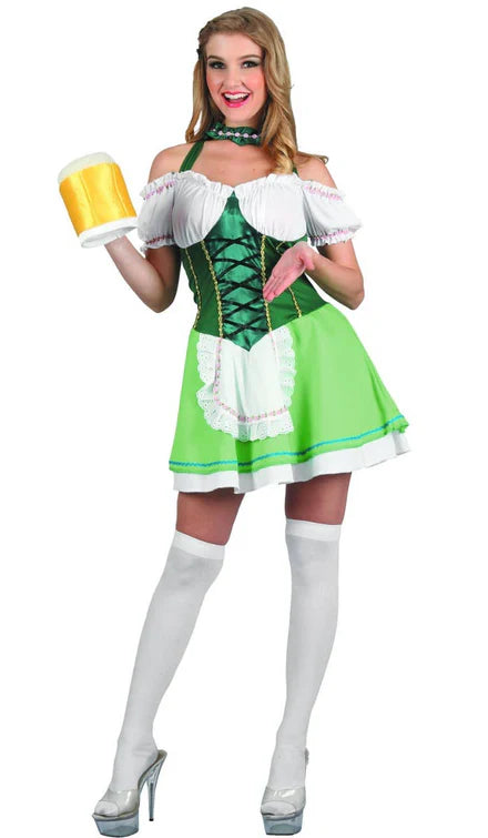 Beer lady green