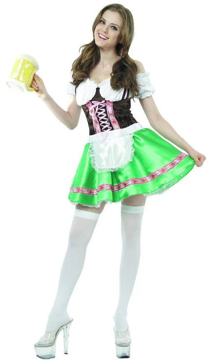 Beer girl Oktoberfest dress costume - adult