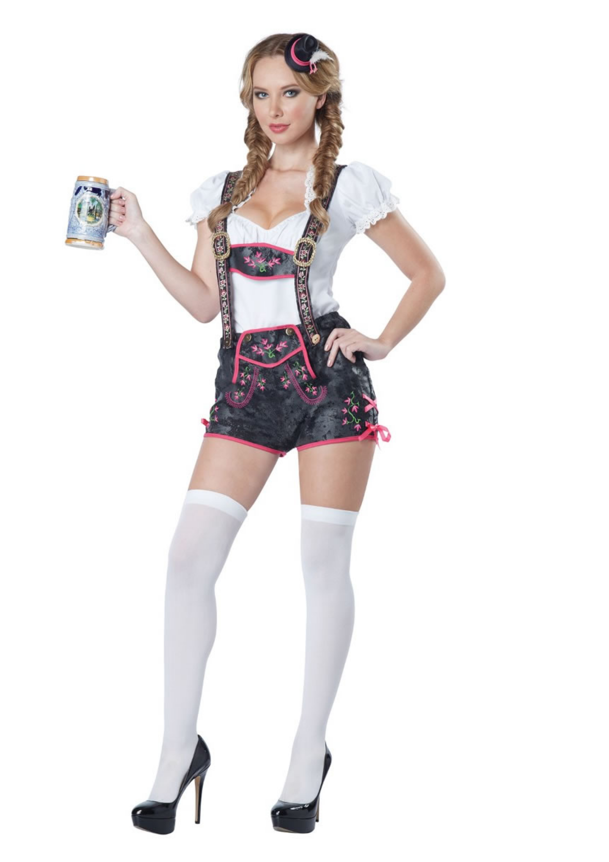 Flirty Lederhosen Costume - Adult