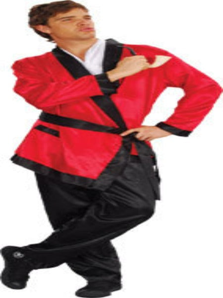 Smoking Jacket Adult Costume Red/Black