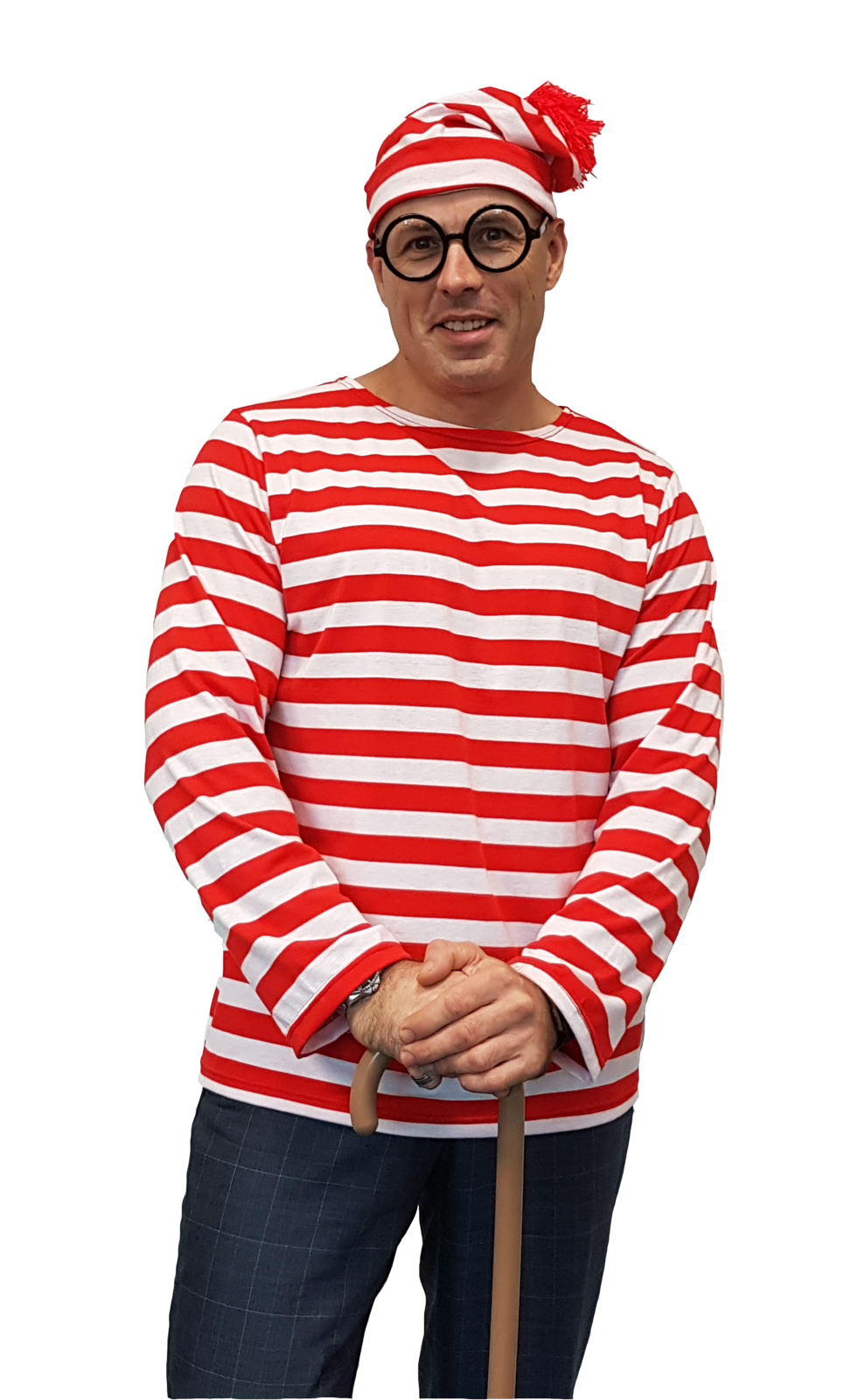 Where's Wally/Wallace/Waldo Adult Costume