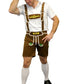 POPULAR Men's lederhosen costume black or brown - adult