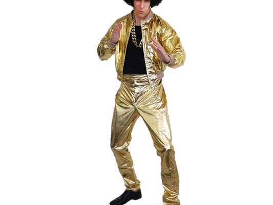 Disco Singer Gold jacket and pants