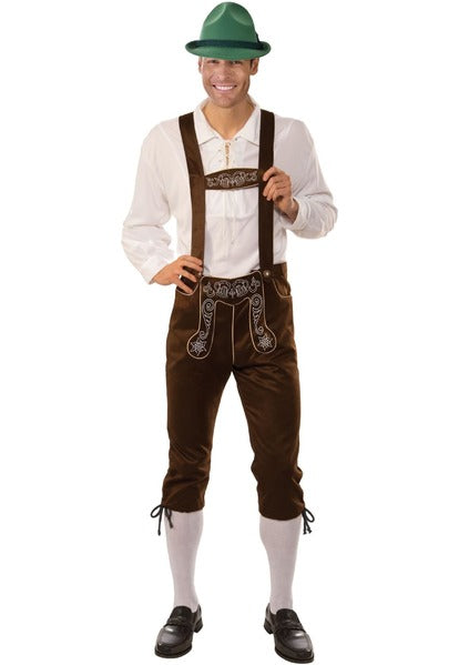 Male Lederhosen Brown - Adult