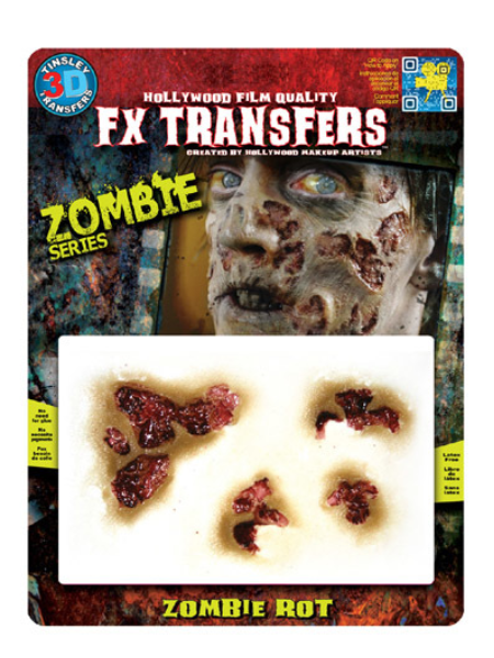 Zombie rot prosthetics 3D SP FX