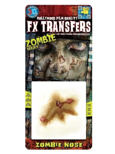 Zombie nose SP FX prosthetics transfer