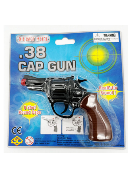.38 Cap Gun novelty die cast
