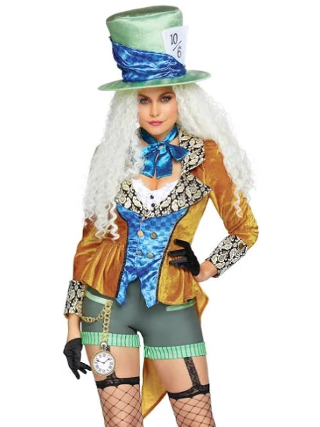 Mad Hatter Classic Sexy Alice in Wonderland