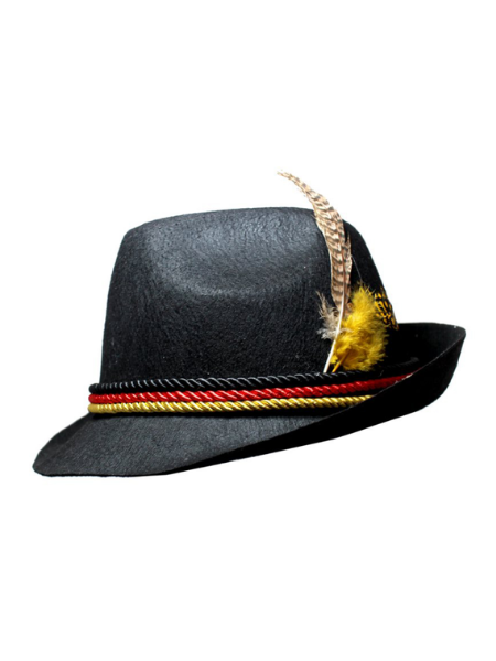 Oktoberfest black fedora