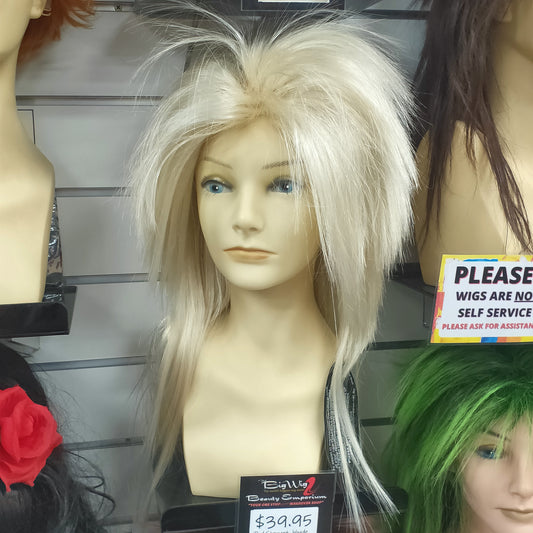 Rod stewart blonde wig