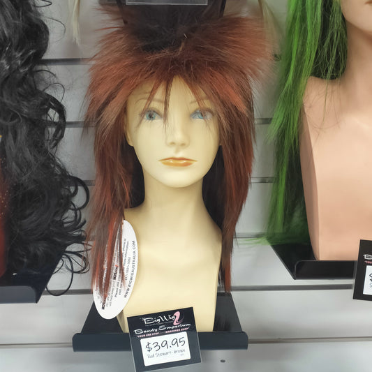 Rod stewart brown wig