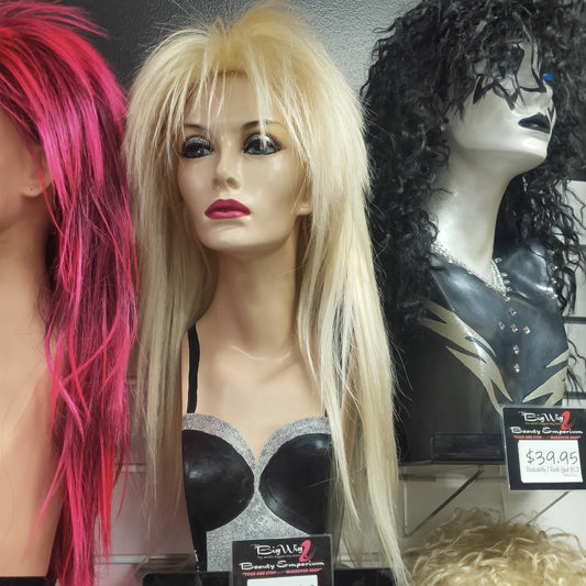 Spikey Vamp Blonde wig