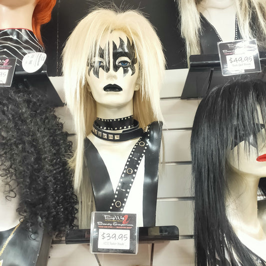 KISS inspired wig blonde