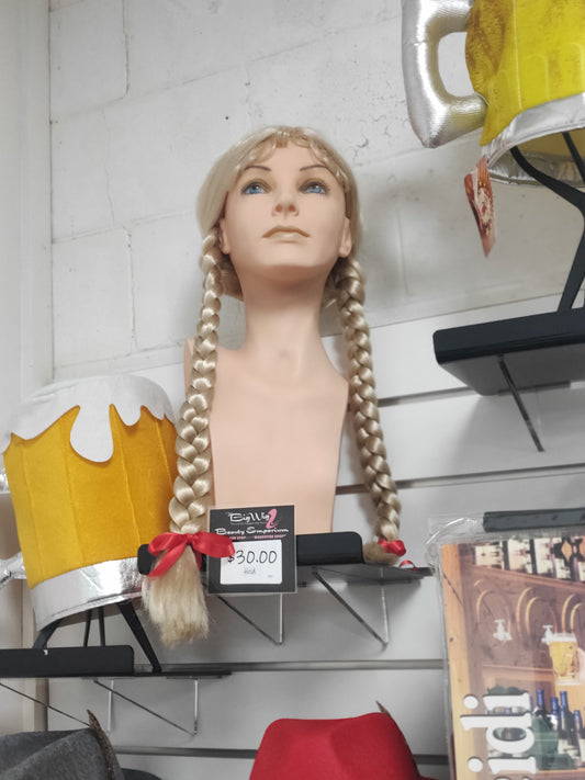 Heidi plaits wig blonde