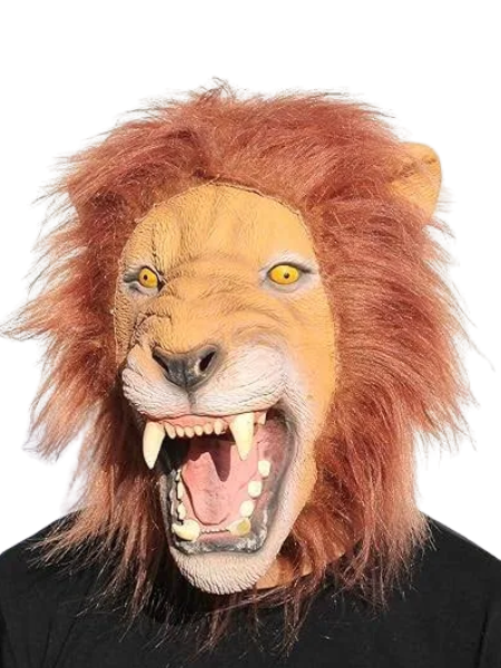 Lion latex mask