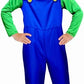 Mario or Luigi plumber costume child