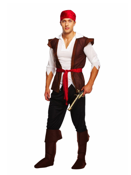 Caribbean pirate costume - Adult