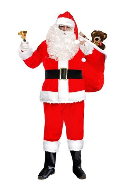 Santa suit 11 piece set