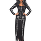 Skeleton Tube dress Adult woman costume
