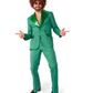 Green deluxe disco suit with sequins