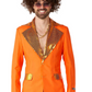 Orange disco suit deluxe sequin collar