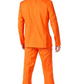 Orange disco suit deluxe sequin collar