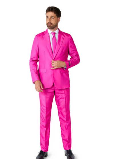 Funky deluxe pink suit - Adult