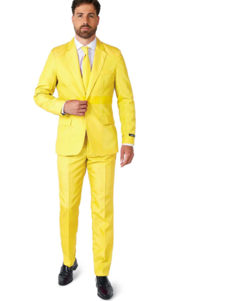 Yellow suit deluxe "The mask inspired" Jim Carey