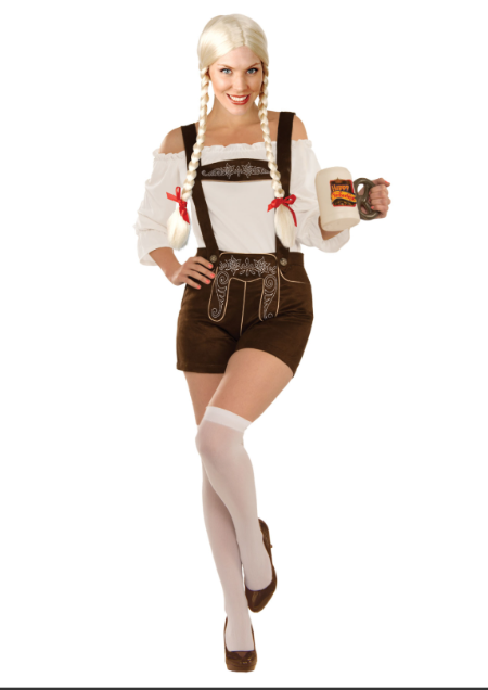 Lederhosen female costume - adult