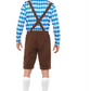 Bavarian beer man blue- adult