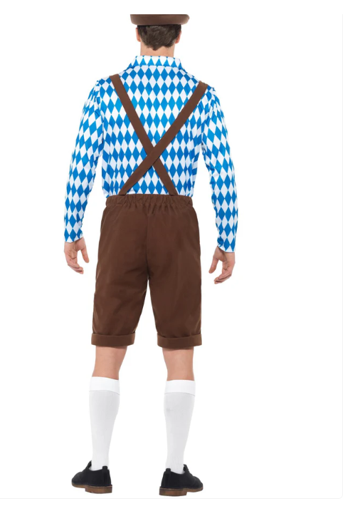 Bavarian beer man blue- adult