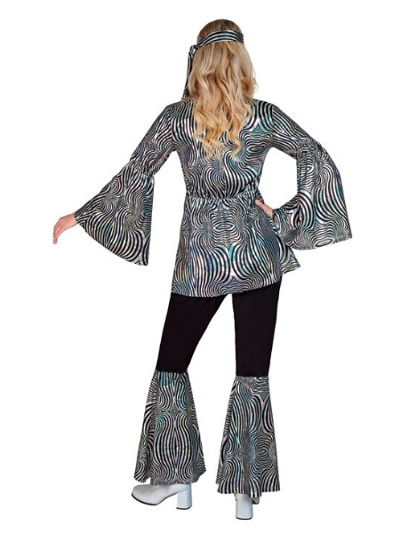 Silver Wave 70's Disco Costume - Adult