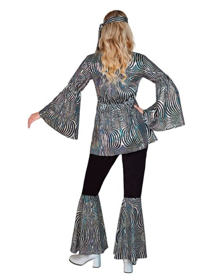 Silver Wave 70's Disco Costume - Adult