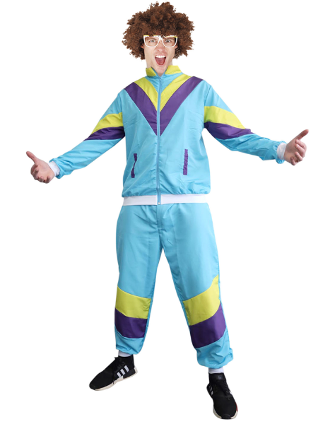 80s Tracksuit blue - Adult