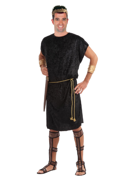 Roman / Greek Tunic black unisex - Adult