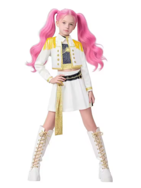 Huntrix K-Pop Demon Hunter inspired Mira Dance stage Costume child