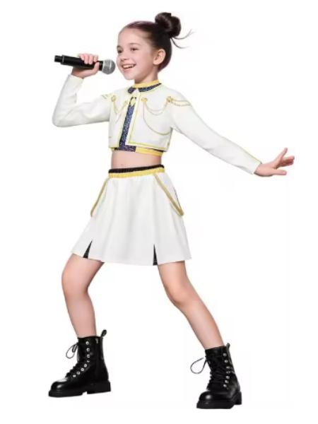Huntrix K-Pop Demon Hunter inspired Zoey Dance stage Costume child