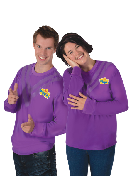 Wiggles T-shirt Purple - Adult