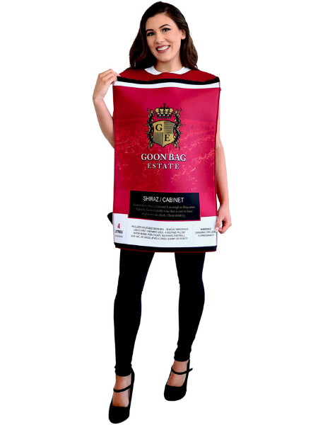 Aussie Wine cask costume adult