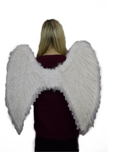 WHITE ANGEL WINGS - FEATHER