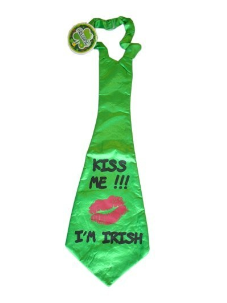 Kiss me I'm Irish jumbo tie