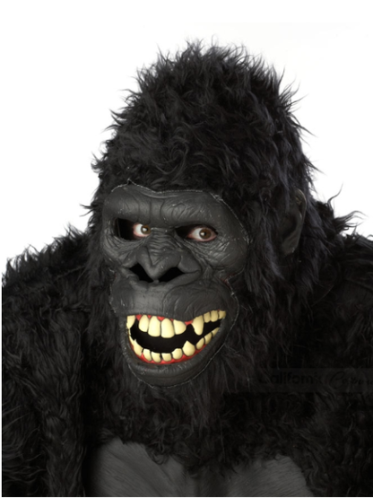 Goin Ape Gorilla ani-motion mask - Adult